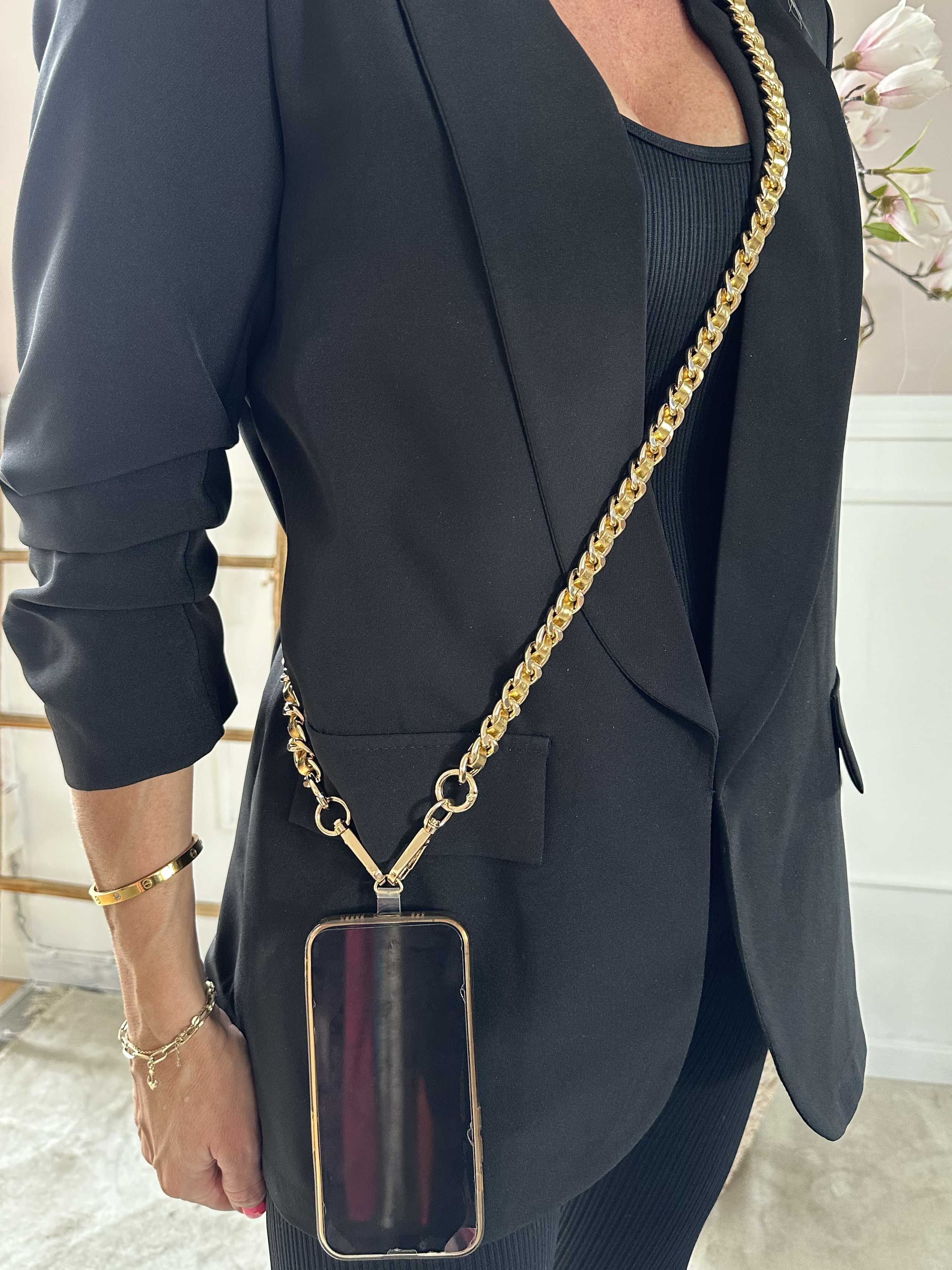 Neva - Guldkedja för mobiltelefoner, nycklar och väskor